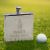 Birdie Juice Golf Design Personalised with Name Thin Square 2oz Hip Flask
