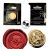 Single Wax sealing coin design 183 Top Hat & Bowler design
