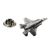 F35 Fighter Jet Aeroplane English Pewter Lapel Pin Badge