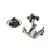 Nautical Anchor & Chain Pewter Lapel Pin Badge