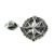 Nautical Compass Pewter Lapel Pin Badge