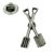 Gardeners Spade & Fork Pewter Lapel Pin Badge