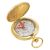 High Quality Gold Pocket White Face Compass (Engravable)