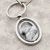 Personalised Photo Spinning Oval Spinning Keyring