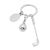 Golf Club and Golf Ball Keyring (Engravable)