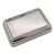 Patterned Stainless Steel Tobacco Box Sprung Lid and Paper holder (PACK of 6)